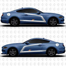 Kit de pegatinas de vinilo con números y franjas laterales para musclecar Musclecarmodel_3