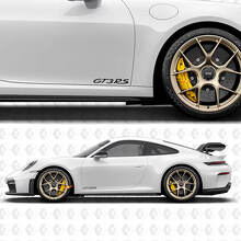 Calcomanía de emblema GT3RS GT3 RS para la parte trasera y laterales del Porsche 911 GT3 RS
 2