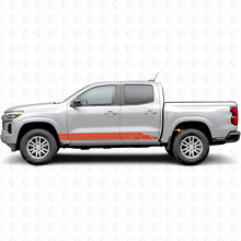Vinilos en capas para puertas y paneles laterales de Chevrolet Colorado 3.ª generación 2023-2026_4
