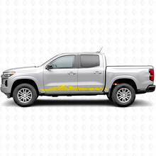 Vinilos de Rayas Topográficas de Montaña para Puertas y Paneles de Roca para Chevrolet Colorado 3.ª Generación 2023-2026_3
