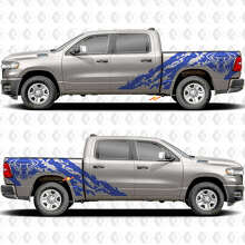 Pegatinas adhesivas de puertas laterales con diseño de cabeza de toro para Dodge RAM 1500 2500 3500 3