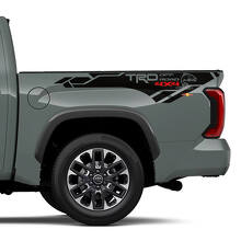 Calcomanía de vinilo para el lateral de la caja TRD Off Road Trout Edition para Toyota Tundra_2