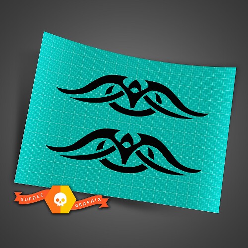 Calcomanía de capó estilo Tribal Tattoo #004