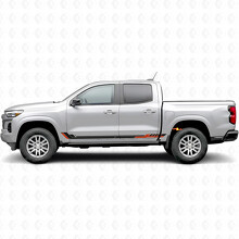 Líneas de vinilo para puerta y paneles laterales Racing Line para Chevrolet Colorado 3ª generación 2023-2026_2
