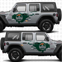 Kit de vinilos protector para puerta lateral de montaña para Jeep Wrangler de 4 puertas_2
