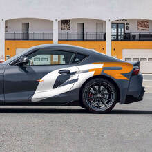 Adhesivo de Vinilo con Logo GR para el Lado del Toyota Supra 2020-2026_2