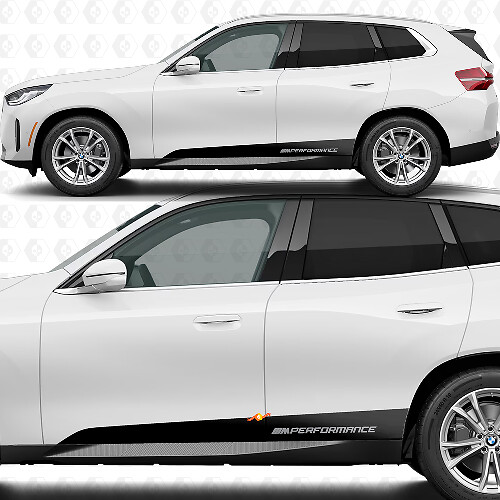 Juego de Calcomanías de Franja para Panel Lateral de Puerta M Performance para BMW X3 G45 1