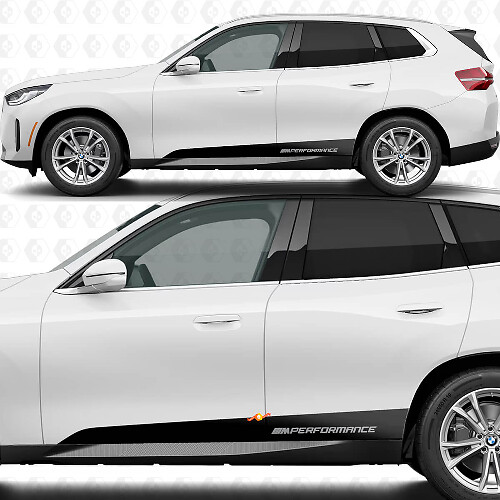 Juego de Calcomanías de Franja para Panel Lateral de Puerta M Performance para BMW X3 G45