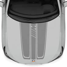 Kit de vinilos con rayas M-Style para capó para BMW X3 G45_2