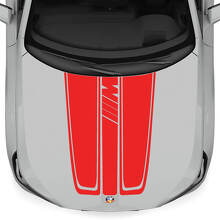 Kit de vinilos con rayas M-Style para capó para BMW X3 G45_3