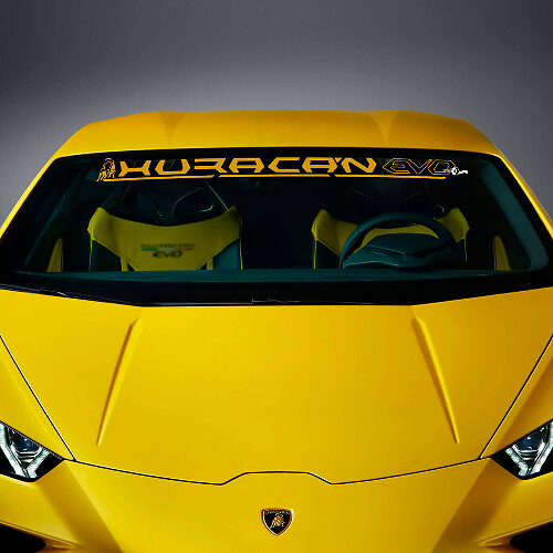 Calcomanía de Vinilo con Letra de Marca para Parabrisas para Lamborghini Huracan Evo