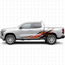 Tiras de vinilo desgastadas para puertas salpicaderas y laterales de caja para Chevrolet Colorado 3ª generación 2023-2026_2