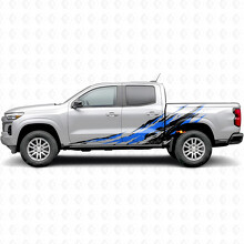 Tiras de vinilo desgastadas para puertas salpicaderas y laterales de caja para Chevrolet Colorado 3ª generación 2023-2026_3