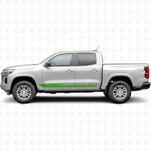 Tiras de vinilo personalizadas para marco de puerta y paneles laterales para Chevrolet Colorado 3ª generación 2023-2026_6