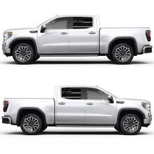 Calcomanía de vinilo para ventana lateral con bandera hawaiana para GMC Sierra 3