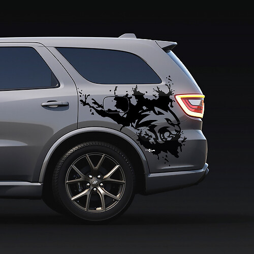 Calcomanías de vinilo Wildcat Splash para la parte trasera lateral de Dodge Durango