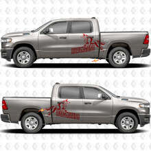 Pegatinas de vinilo de puertas laterales Awesome Wolf 2