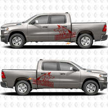 Impresionantes Pegatinas de Vinilo para Puertas Laterales de Lobo Gráficos 2 3