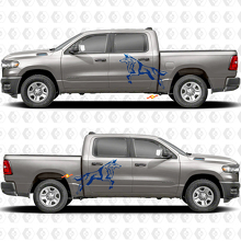 Calcomanías de Salpicadura Wolf para Puertas Laterales y Caja 3