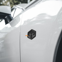 Calavera en Hexágono Placas de Guardabarros Emblema de Portón Insignia 3D 2