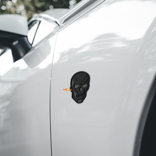 Placas de Guardabarros Skull Terminator Insignia de Portón Emblema 3D 4