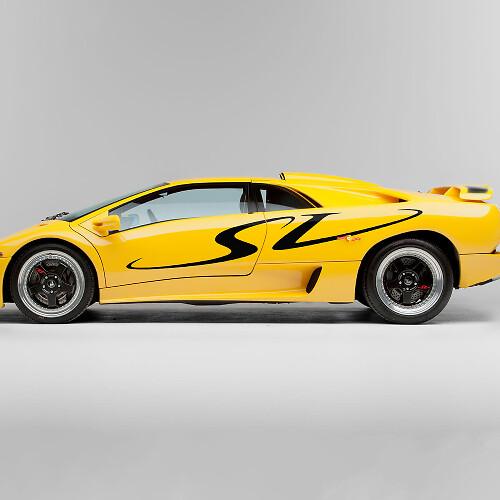 Kit de Vinilo de Gráficos Laterales SV para Lamborghini Diablo SV 1998