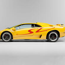 Kit de Vinilo de Gráficos Laterales SV para Lamborghini Diablo SV 1998_2