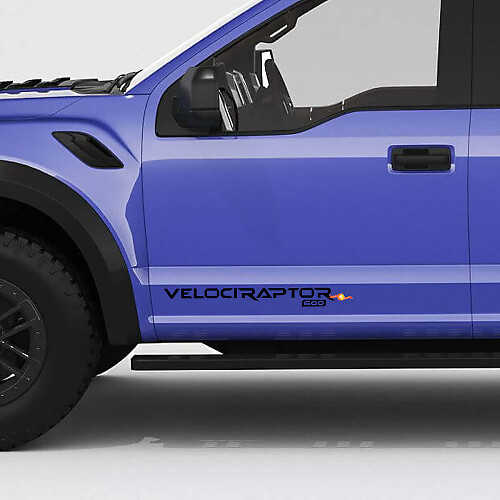 Vinilo lateral Velociraptor V8 600 para Musclecar F-150 Raptor