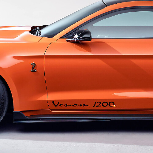 Adhesivos de vinilo Venom 1200 para puertas Musclecar GT500
