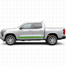 Tiras de vinilo topográficas para puertas y paneles laterales para Chevrolet Colorado 3.ª generación 2023-2026_6