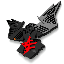 Emblemas de Guardabarros con Bandera de EE. UU. Bald Eagle Insignia de 3D para Portón Trasero 5