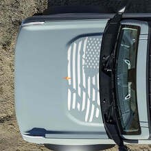 Calcomanías Pegatinas de Capó con Bandera Americana Destrozada para Musclecar horse 4