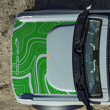 Calcomanías Topográficas para Capó Todoterreno para Ford Bronco 6