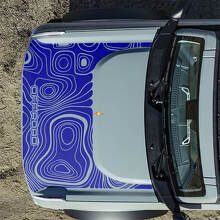 Calcomanías adhesivas topográficas de capó para Ford Bronco 2 7