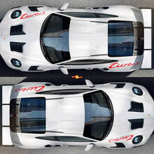 Kit de pegatinas de vinilo para paneles de guardabarros delanteros y traseros estilo Turbo S para Porsche 911_3