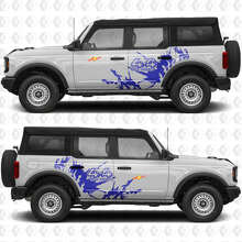 Kit de vinilo lateral para salpicaduras de barro 4x4 Off Road para Musclecar horse_2