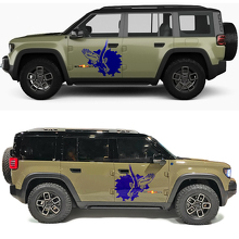 Calcomanía de vinilo American Eagle Bald Doors para Jeep Recon 2