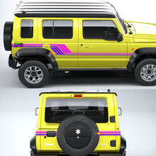 Kit de calcomanías de vinilo retro Heritage para el lateral y la parte trasera para Suzuki Jimny XL_3