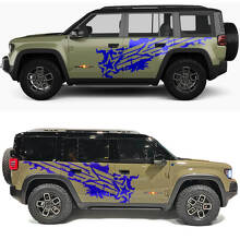 Calcomanía de vinilo para puertas laterales Military Star Splash para Jeep Recon 2