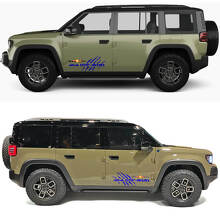 Calcomanía Vinilo para Puertas Laterales con Marcas de Garras 4x4 Off Road para Jeep Recon 2