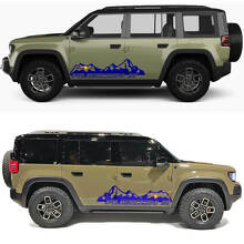 Silueta de Montañas Vinilo para Puertas Laterales Rubicon X 2 para Jeep Recon 2