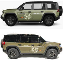 Calcomanía de vinilo para puertas laterales Sunset Canyon Rock Trac para Jeep Recon 2
