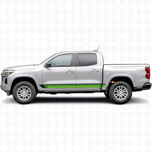 Tiras de Vinilo Estilo Banda Vintage para Puertas y Paneles Laterales para Chevrolet Colorado 3ª Generación 2023-2026_3