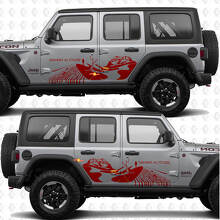 Vinilo adhesivo puerta lateral Desert Explore Sahara Altitude para Jeep Wrangler 2