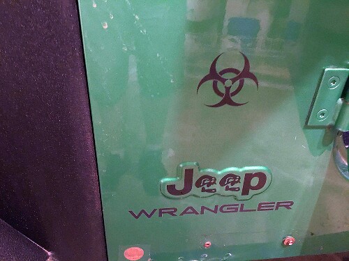 Pegatina adhesiva del logo del Equipo de Respuesta ante Brote Zombi para Jeep Wrangler Rubicon