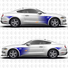 Calcomanías Vinilo de Puertas Laterales Patrón S550 Speed Line V6 para Ford Mustang 2