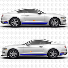 Calcomanía de vinilo con raya ancha para la puerta lateral para Musclecar Musclecarmodel 2
