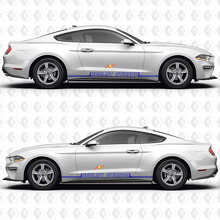 Kit de vinilo adhesivo de franjas laterales para puerta Shelby GT350R para Musclecar Musclecarmodel S550_2
