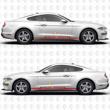 Kit de vinilo adhesivo de franjas laterales para puerta Shelby GT350R para Musclecar Musclecarmodel S550_3
