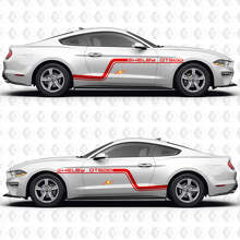 Kit de calcomanías de vinilo para puerta lateral con franjas inspiradas en pista GT500 para Musclecar Musclecarmodel GT500_3